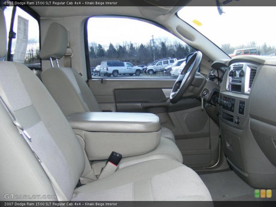 Khaki Beige Interior Photo for the 2007 Dodge Ram 1500 SLT Regular Cab 4x4 #41458092