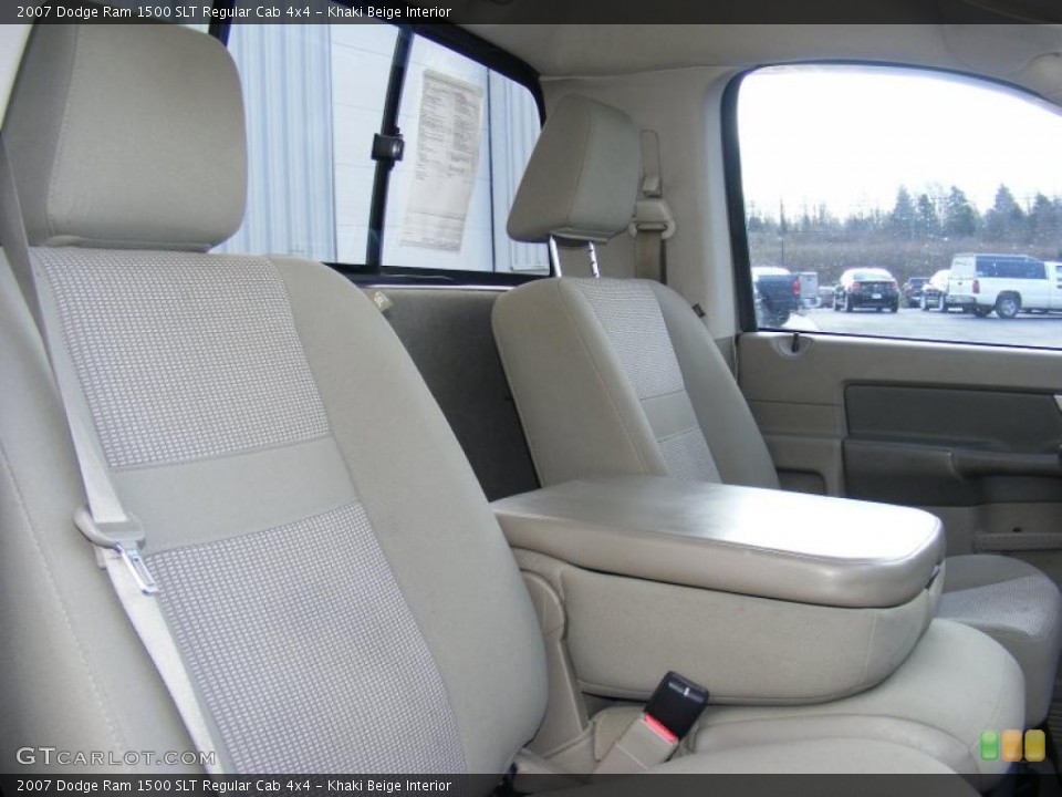 Khaki Beige Interior Photo for the 2007 Dodge Ram 1500 SLT Regular Cab 4x4 #41458107