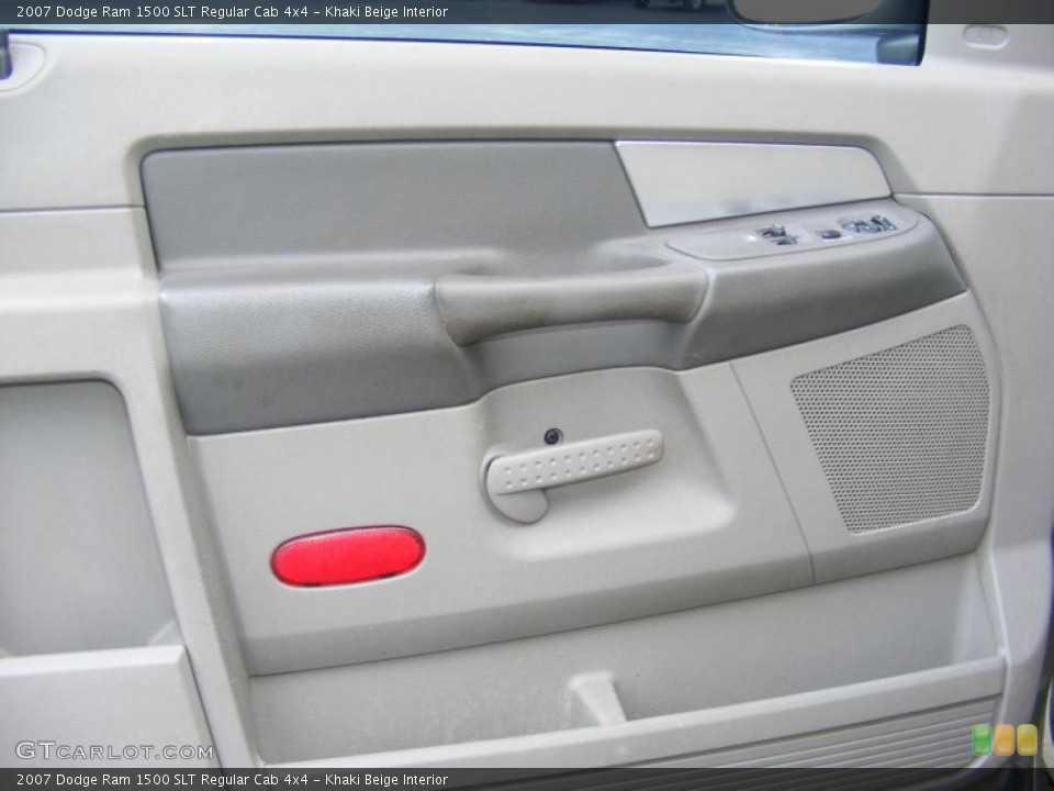 Khaki Beige Interior Door Panel for the 2007 Dodge Ram 1500 SLT Regular Cab 4x4 #41458119