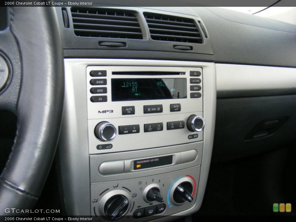 Ebony Interior Controls for the 2006 Chevrolet Cobalt LT Coupe #41458227