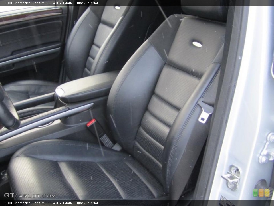 Black Interior Photo for the 2008 Mercedes-Benz ML 63 AMG 4Matic #41458343