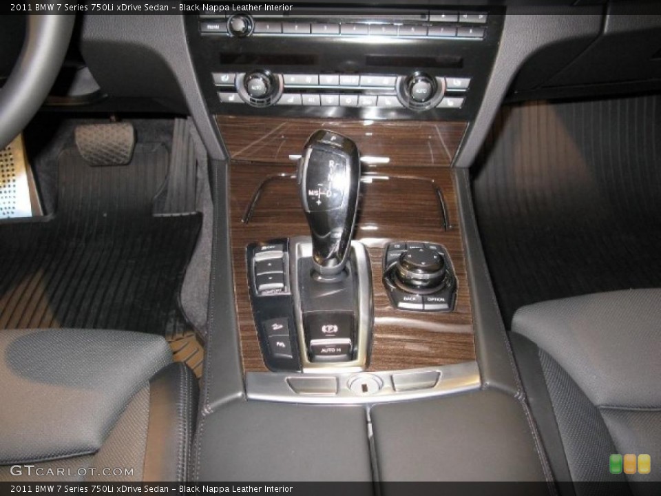 Black Nappa Leather Interior Transmission for the 2011 BMW 7 Series 750Li xDrive Sedan #41461786
