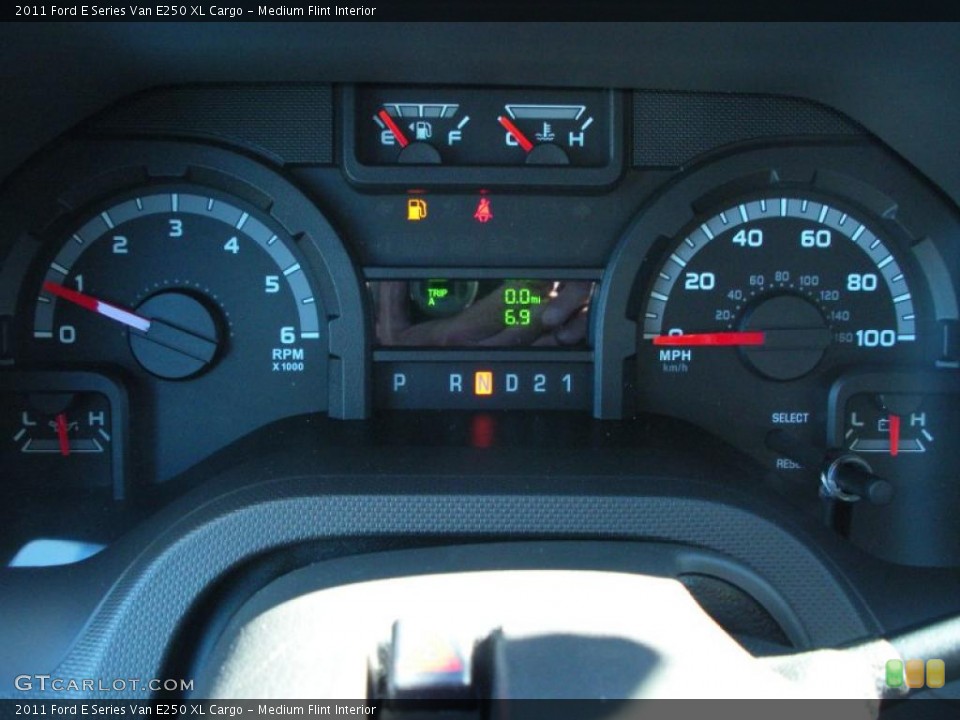 Medium Flint Interior Gauges for the 2011 Ford E Series Van E250 XL Cargo #41461998