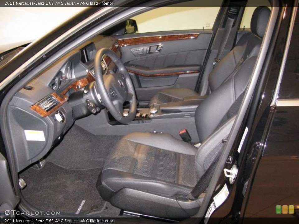 AMG Black Interior Photo for the 2011 Mercedes-Benz E 63 AMG Sedan #41462058