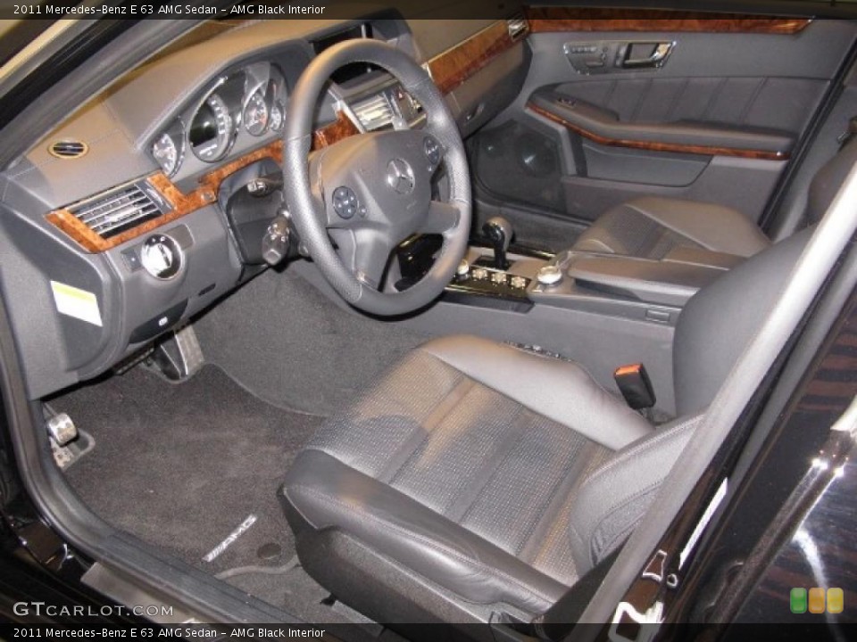 AMG Black Interior Photo for the 2011 Mercedes-Benz E 63 AMG Sedan #41462078