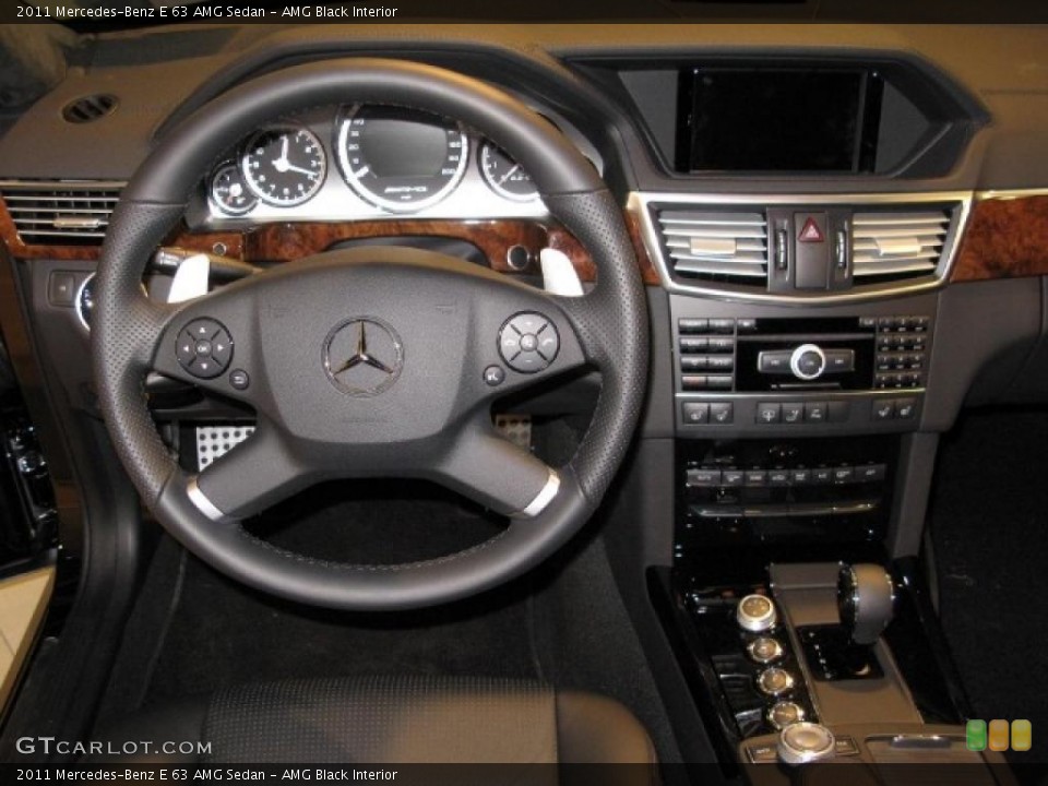 AMG Black Interior Dashboard for the 2011 Mercedes-Benz E 63 AMG Sedan #41462094