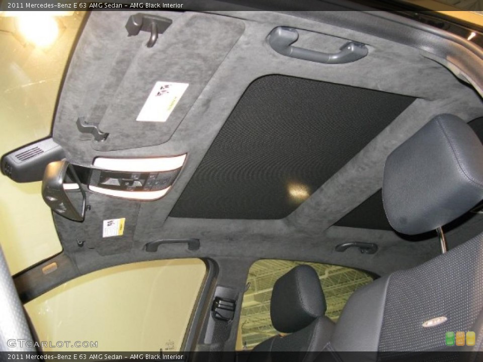 AMG Black Interior Sunroof for the 2011 Mercedes-Benz E 63 AMG Sedan #41462250