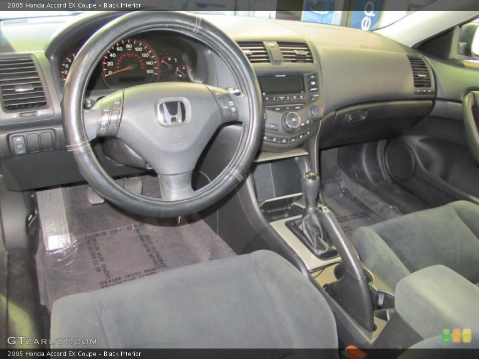 Black Interior Prime Interior for the 2005 Honda Accord EX Coupe #41464626