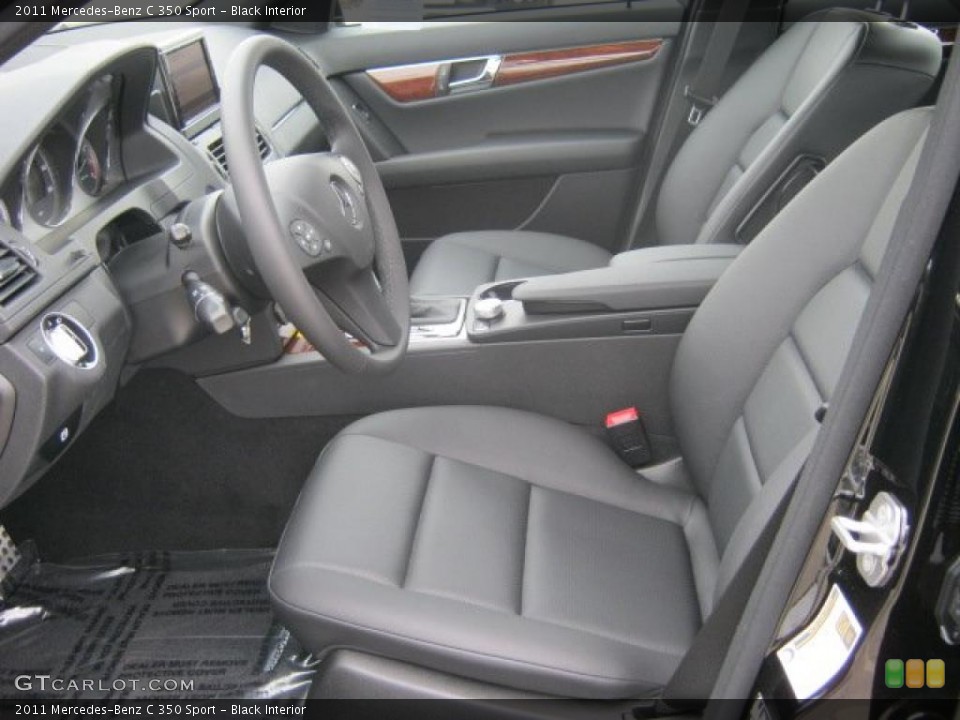 Black Interior Photo for the 2011 Mercedes-Benz C 350 Sport #41464850