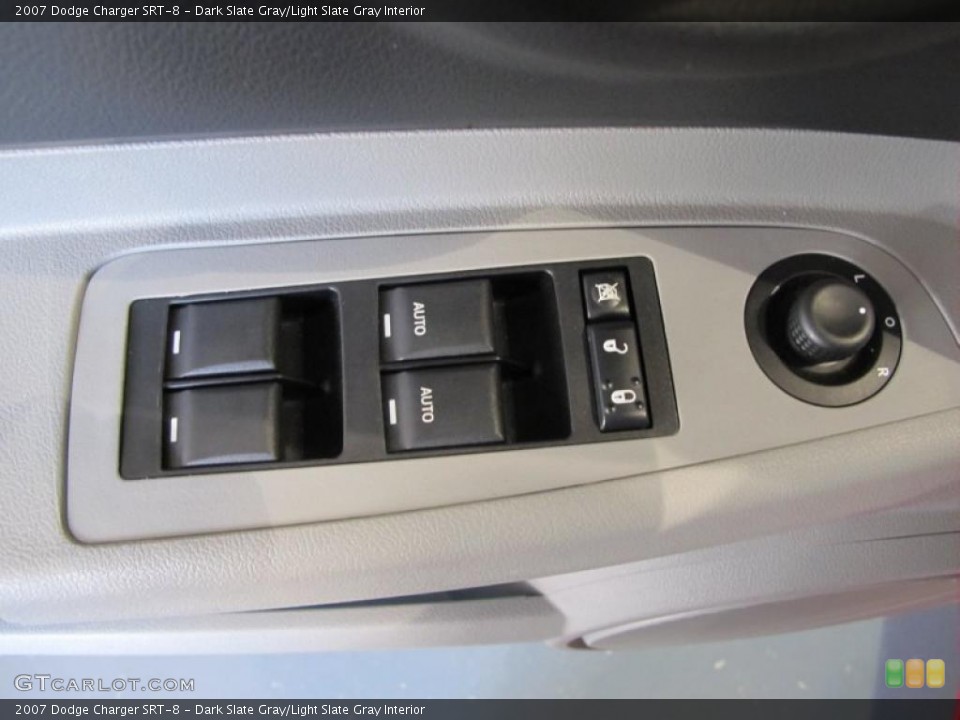 Dark Slate Gray/Light Slate Gray Interior Controls for the 2007 Dodge Charger SRT-8 #41464982