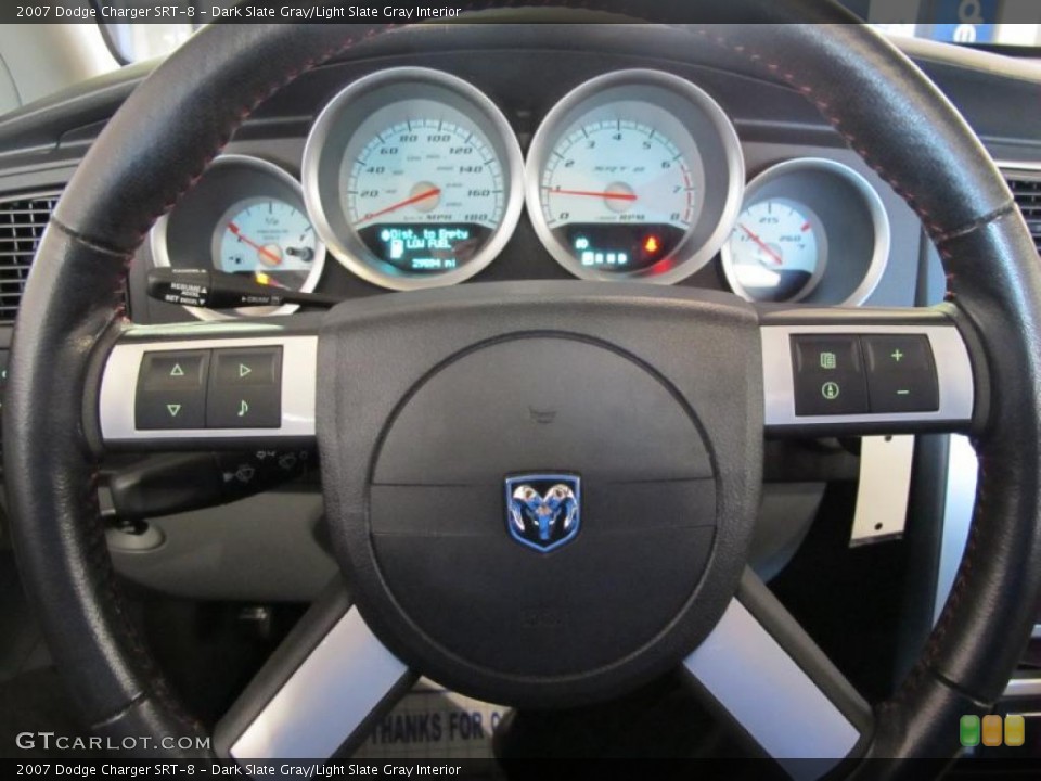 Dark Slate Gray/Light Slate Gray Interior Steering Wheel for the 2007 Dodge Charger SRT-8 #41464998