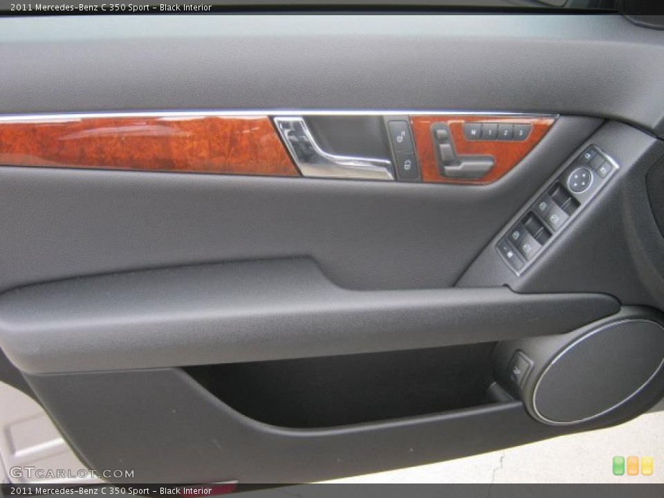 Black Interior Door Panel for the 2011 Mercedes-Benz C 350 Sport #41465022