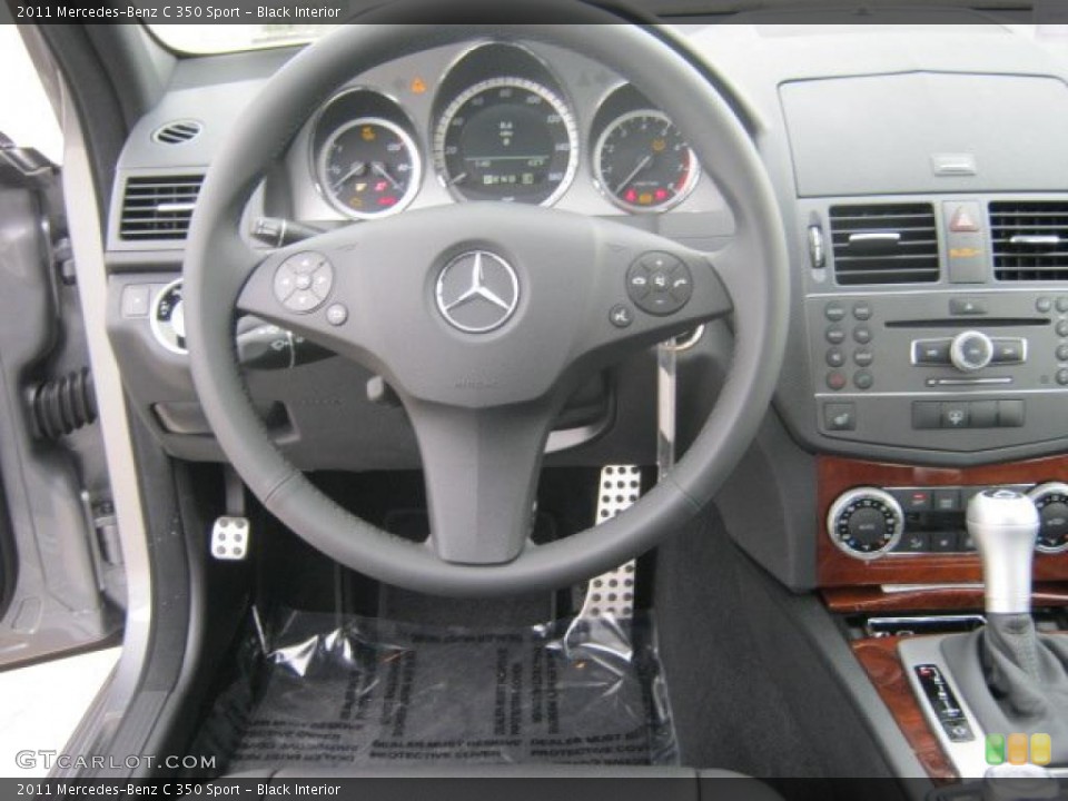 Black Interior Controls for the 2011 Mercedes-Benz C 350 Sport #41465054