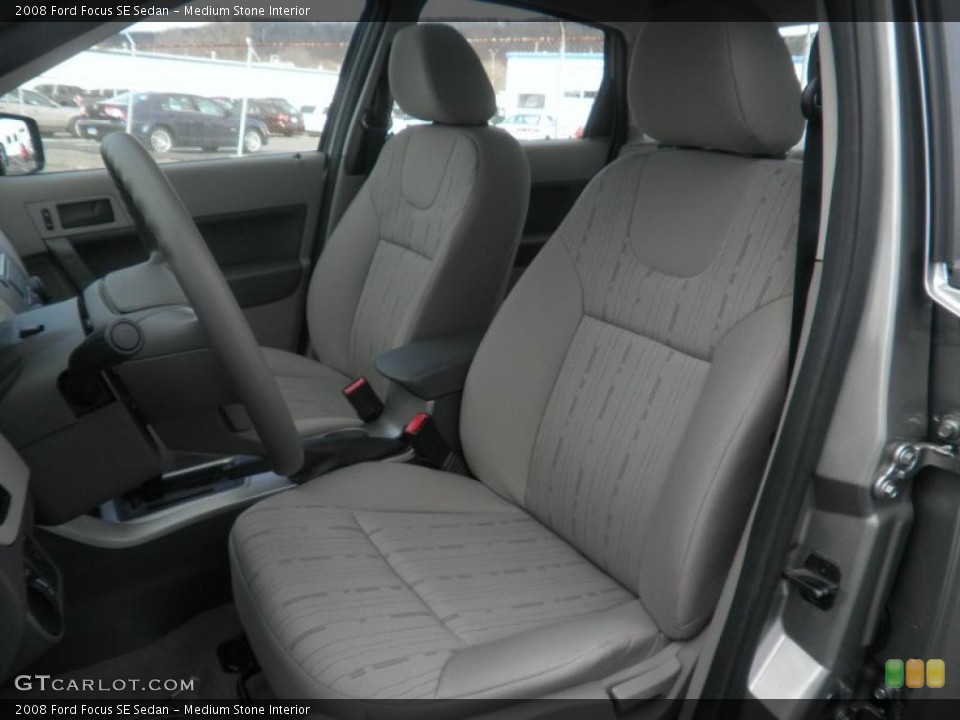 Medium Stone Interior Photo for the 2008 Ford Focus SE Sedan #41465520