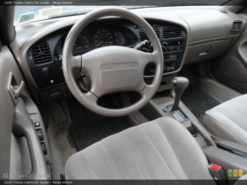 Beige Interior Photo for the 1996 Toyota Camry DX Sedan #41466250