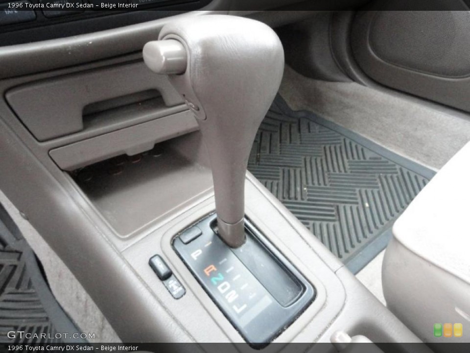 Beige Interior Transmission for the 1996 Toyota Camry DX Sedan #41466294