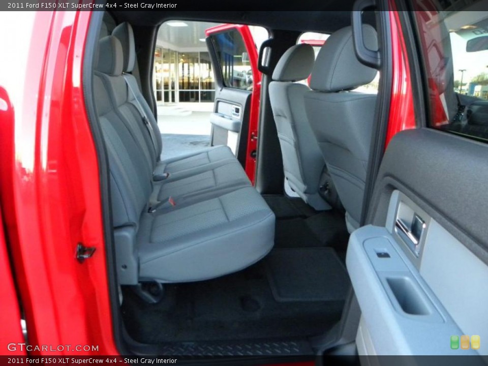 Steel Gray Interior Photo for the 2011 Ford F150 XLT SuperCrew 4x4 #41467050
