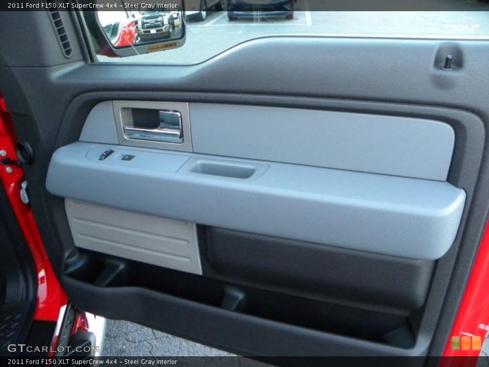 Steel Gray Interior Door Panel for the 2011 Ford F150 XLT SuperCrew 4x4 #41467083