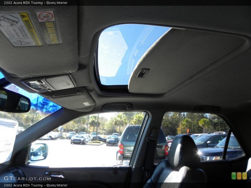 Ebony Interior Sunroof for the 2002 Acura MDX Touring #41467659