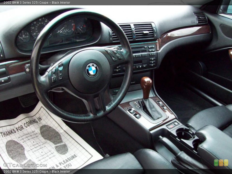 Black Interior Prime Interior for the 2002 BMW 3 Series 325i Coupe #41467952