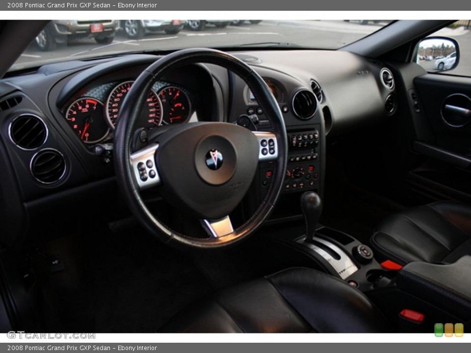 Ebony Interior Dashboard for the 2008 Pontiac Grand Prix GXP Sedan #41470131