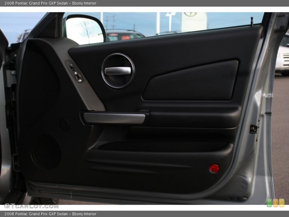 Ebony Interior Door Panel for the 2008 Pontiac Grand Prix GXP Sedan #41470239