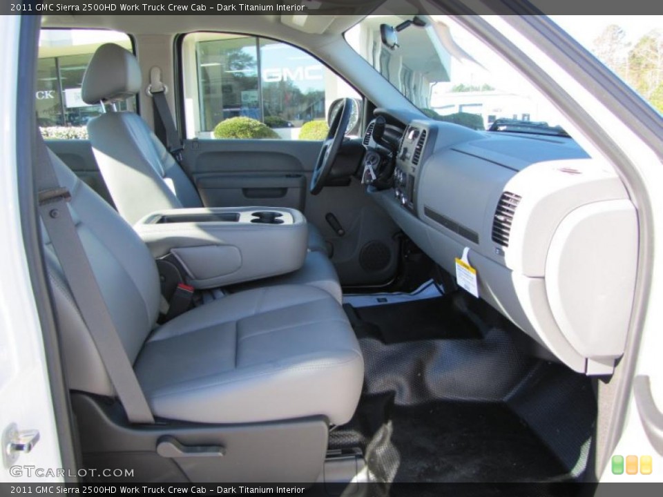 Dark Titanium Interior Photo for the 2011 GMC Sierra 2500HD Work Truck Crew Cab #41471555