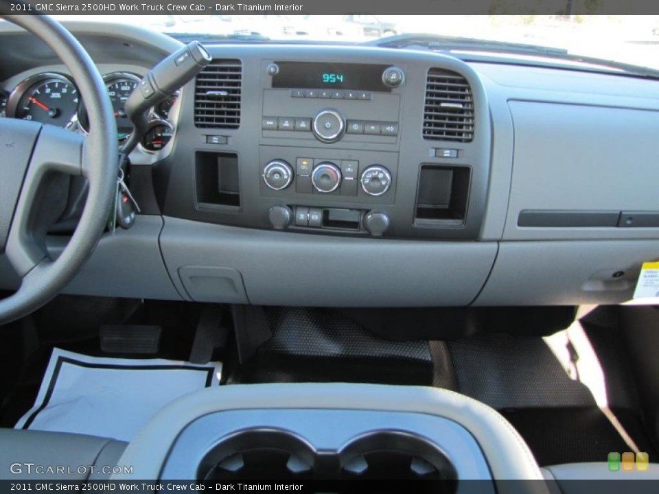 Dark Titanium Interior Dashboard for the 2011 GMC Sierra 2500HD Work Truck Crew Cab #41471567
