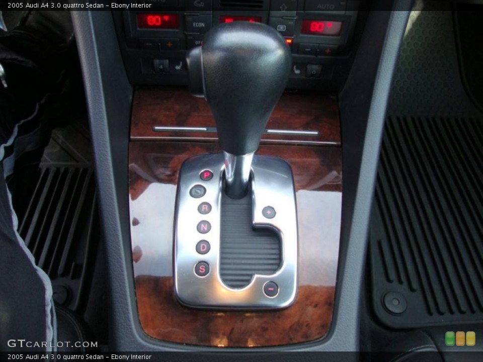 Ebony Interior Transmission for the 2005 Audi A4 3.0 quattro Sedan #41472579