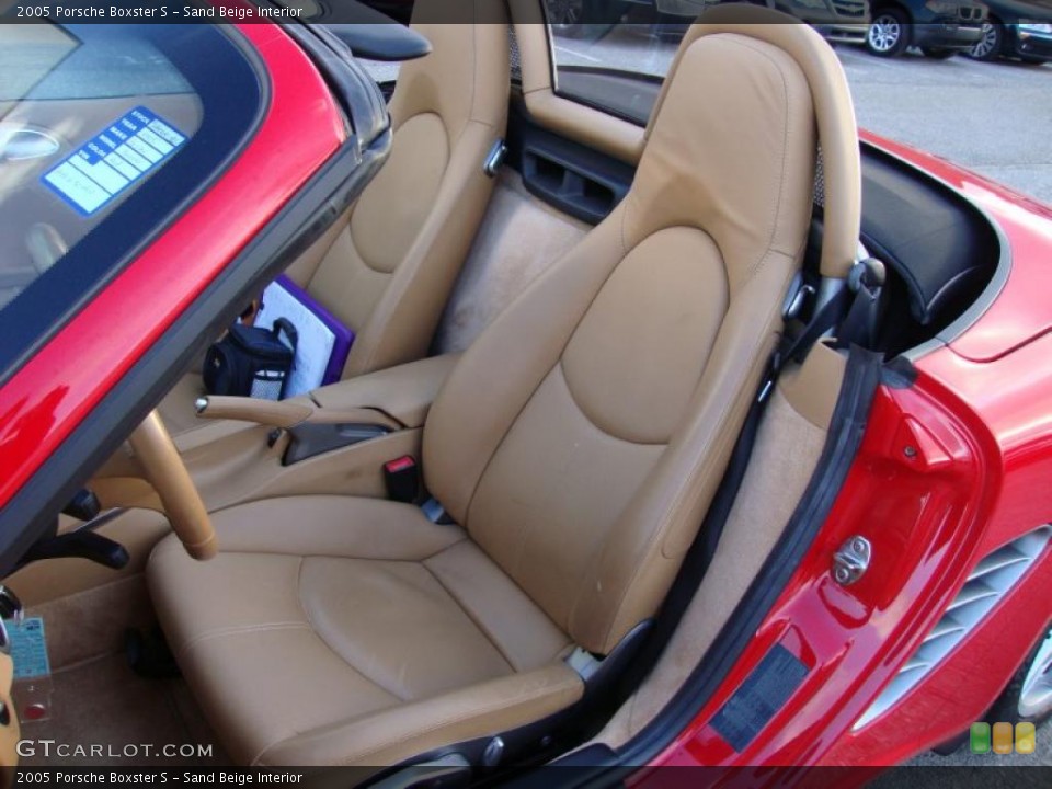 Sand Beige Interior Photo for the 2005 Porsche Boxster S #41473799