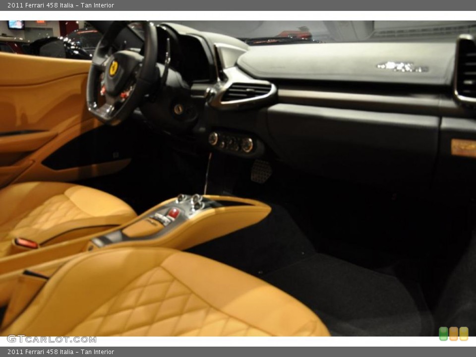 Tan Interior Dashboard for the 2011 Ferrari 458 Italia #41473819