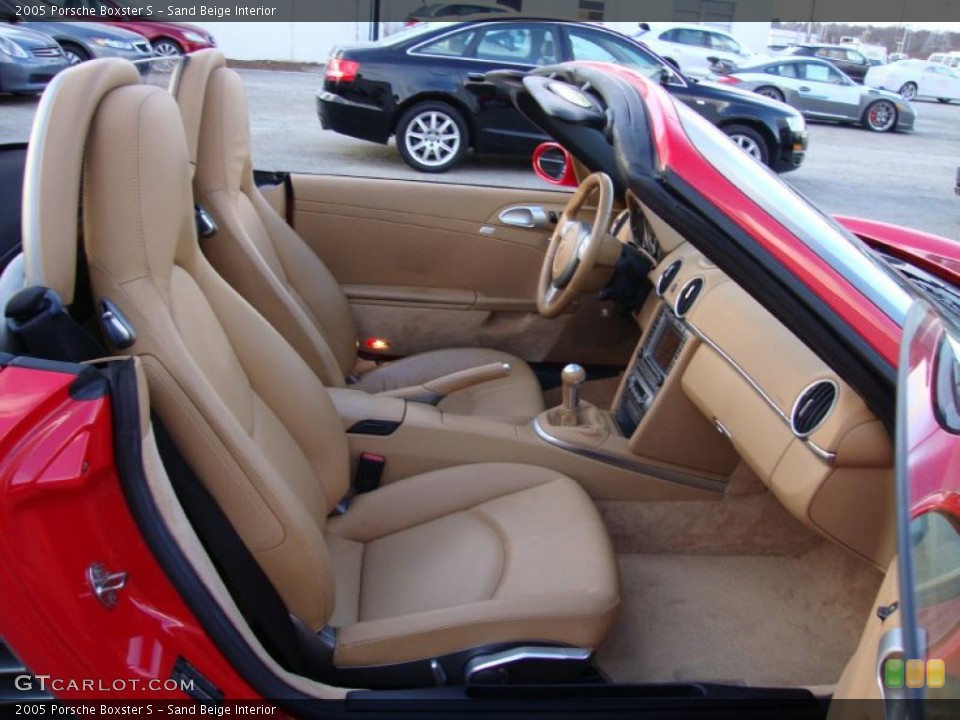 Sand Beige Interior Photo for the 2005 Porsche Boxster S #41473843