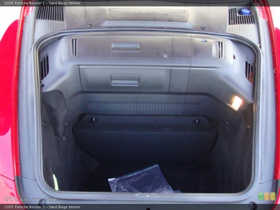 Sand Beige Interior Trunk for the 2005 Porsche Boxster S #41473944