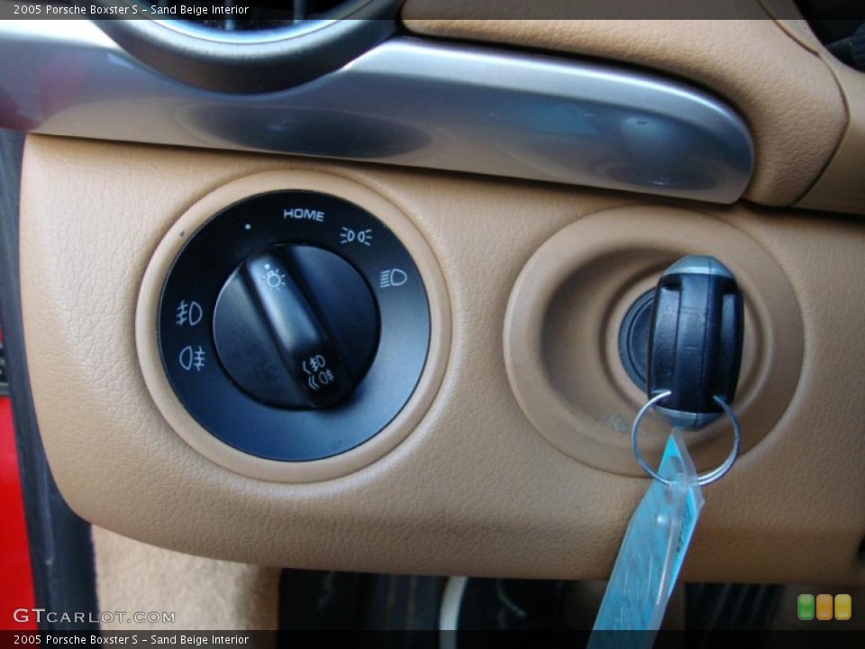 Sand Beige Interior Controls for the 2005 Porsche Boxster S #41474175