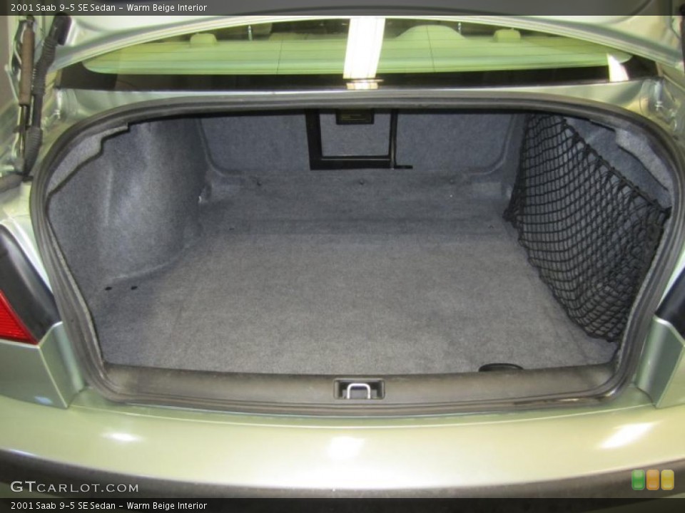Warm Beige Interior Trunk for the 2001 Saab 9-5 SE Sedan #41475395