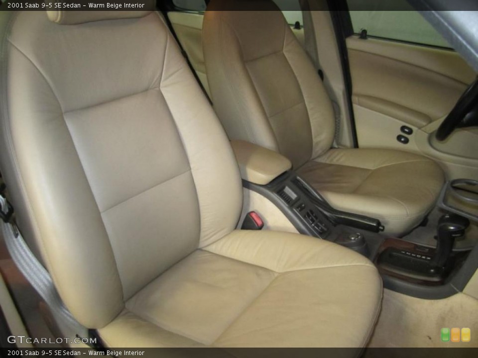 Warm Beige 2001 Saab 9-5 Interiors
