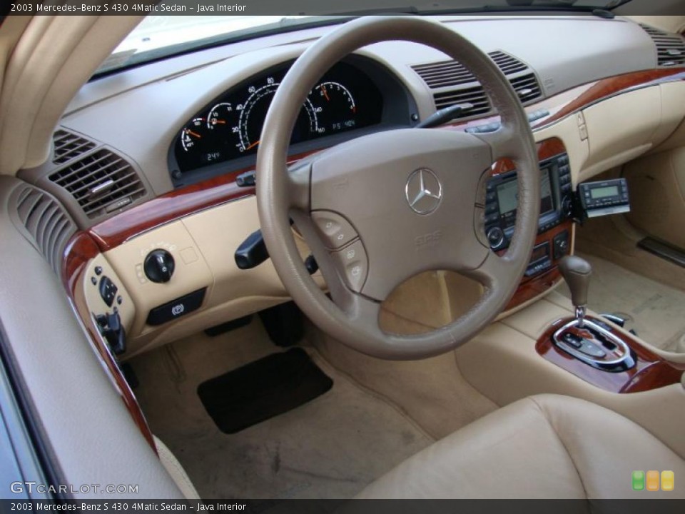 Java Interior Photo for the 2003 Mercedes-Benz S 430 4Matic Sedan #41476235