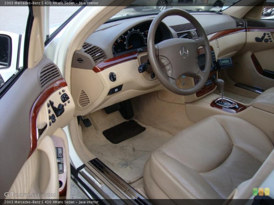 Java Interior Prime Interior for the 2003 Mercedes-Benz S 430 4Matic Sedan #41476251
