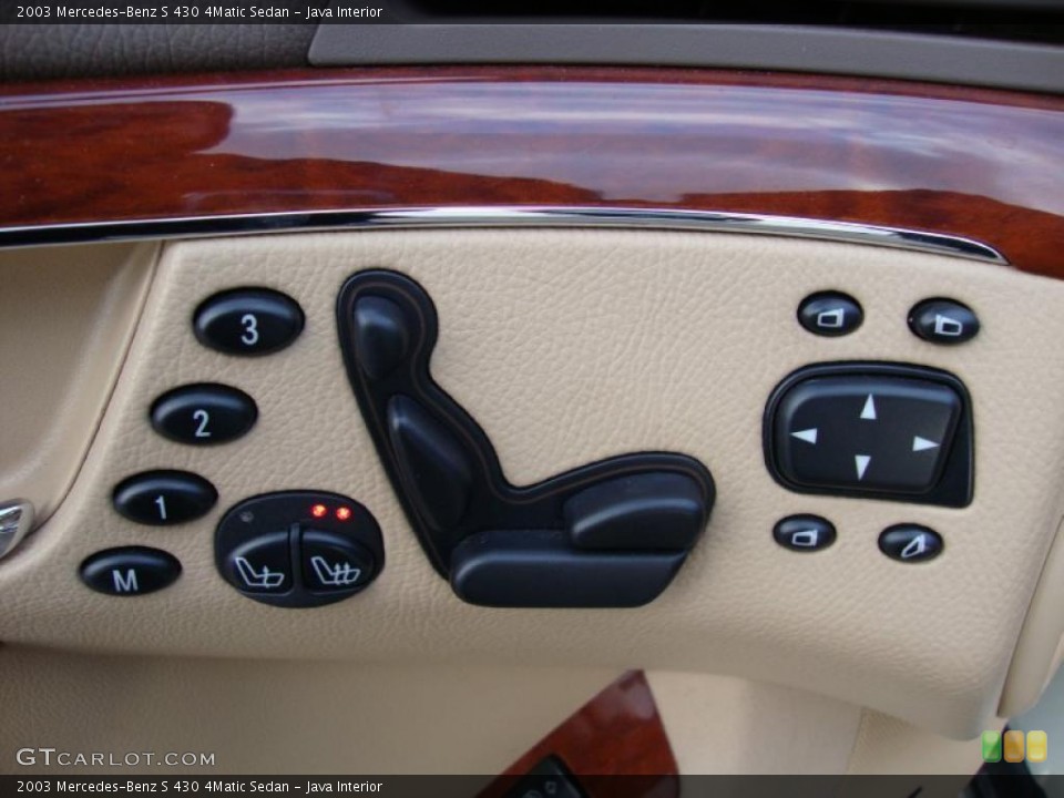 Java Interior Controls for the 2003 Mercedes-Benz S 430 4Matic Sedan #41476283