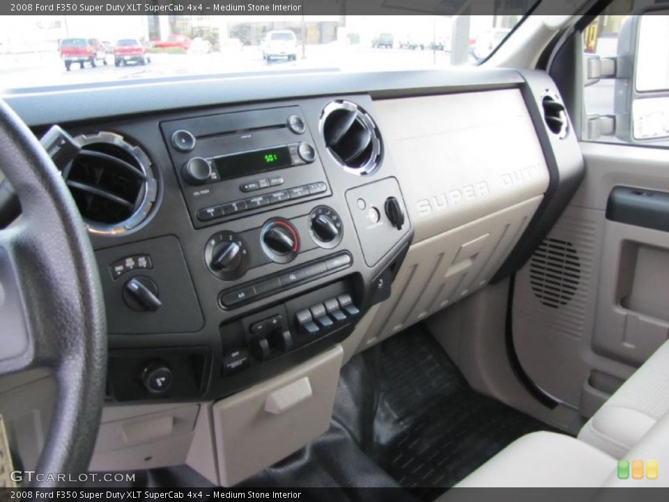 Medium Stone Interior Controls for the 2008 Ford F350 Super Duty XLT SuperCab 4x4 #41476319