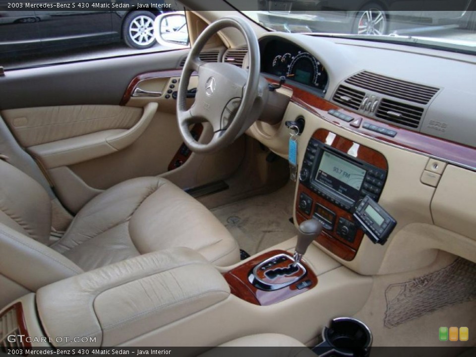 Java Interior Photo for the 2003 Mercedes-Benz S 430 4Matic Sedan #41476363