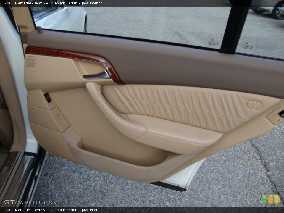 Java Interior Door Panel for the 2003 Mercedes-Benz S 430 4Matic Sedan #41476447