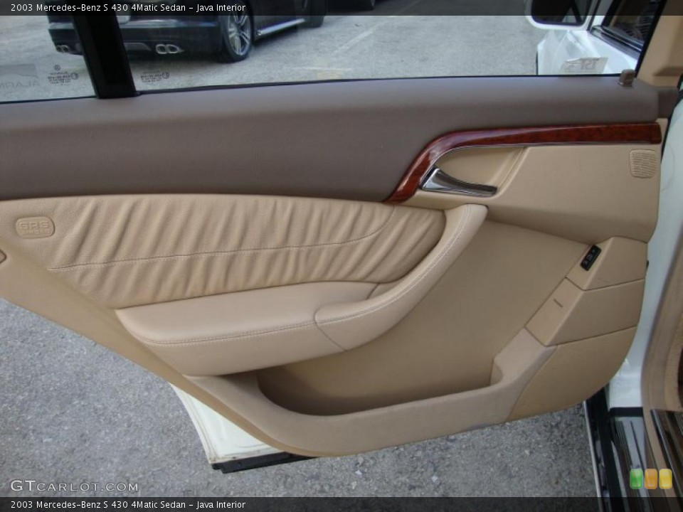 Java Interior Door Panel for the 2003 Mercedes-Benz S 430 4Matic Sedan #41476495
