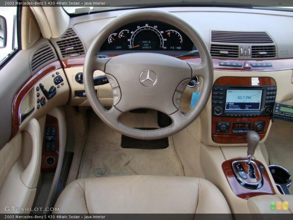 Java Interior Steering Wheel for the 2003 Mercedes-Benz S 430 4Matic Sedan #41476539