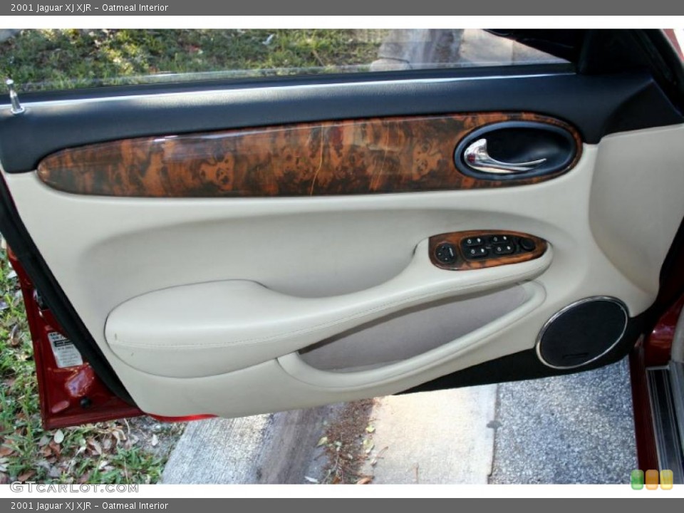 Oatmeal Interior Door Panel for the 2001 Jaguar XJ XJR #41476755