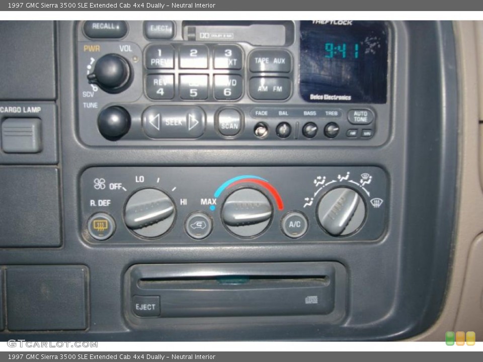 Neutral Interior Controls for the 1997 GMC Sierra 3500 SLE Extended Cab 4x4 Dually #41478227