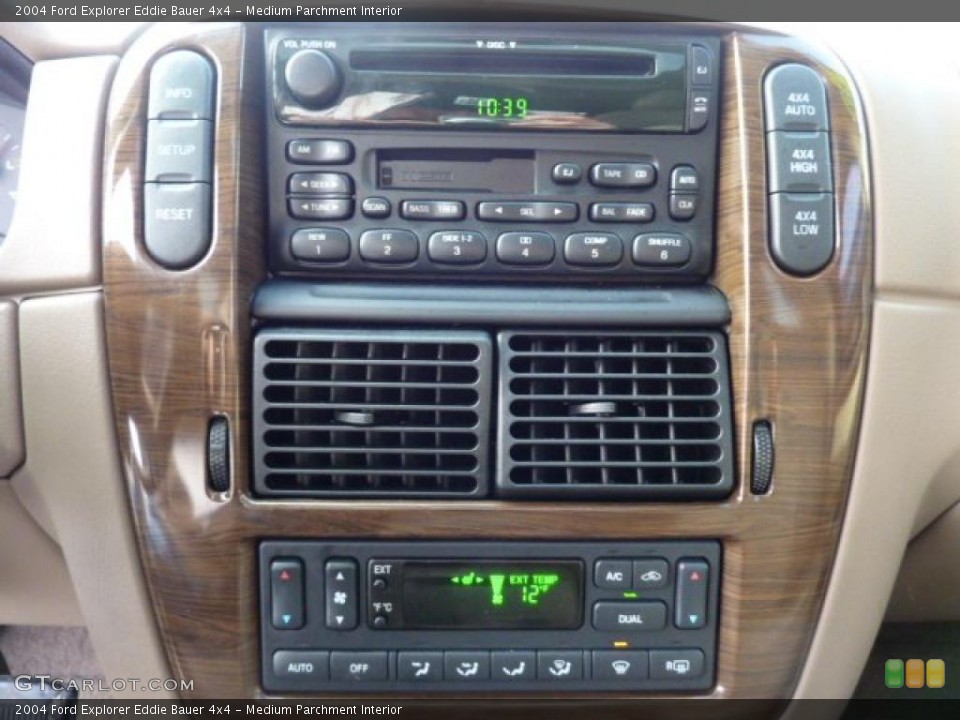 Medium Parchment Interior Controls for the 2004 Ford Explorer Eddie Bauer 4x4 #41479143