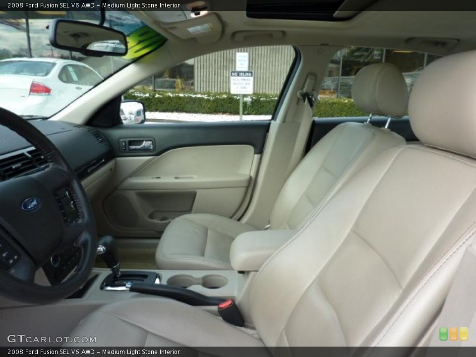 Medium Light Stone Interior Photo for the 2008 Ford Fusion SEL V6 AWD #41479947