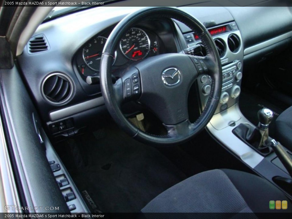 Black Interior Photo for the 2005 Mazda MAZDA6 s Sport Hatchback #41479951
