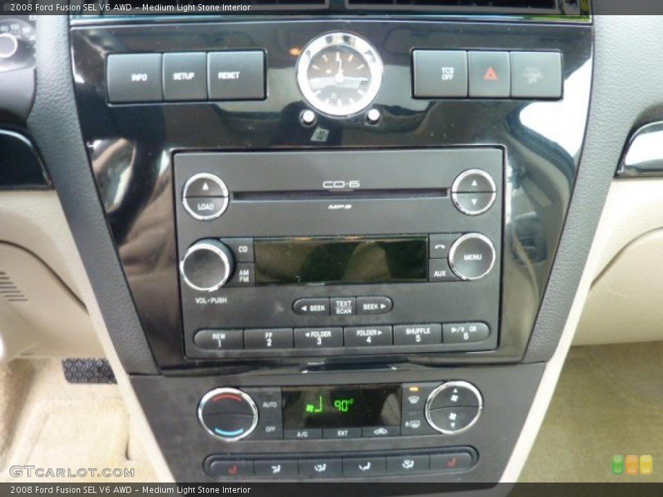 Medium Light Stone Interior Controls for the 2008 Ford Fusion SEL V6 AWD #41480067